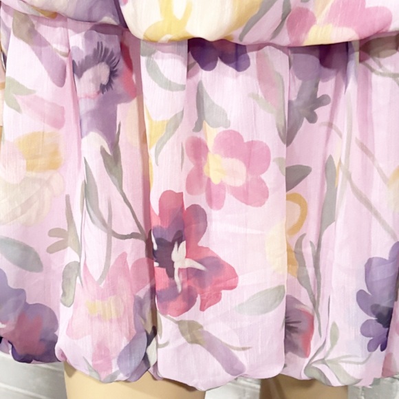 Anthropologie Mare Mare Floral Chiffon Dress - Picture 3 of 9